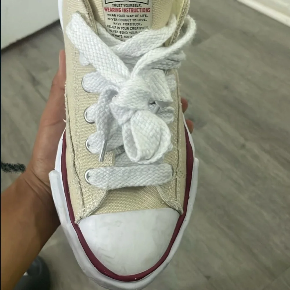 PETERSON" OG Sole Canvas Low-top Sneaker  Maison MIHARA YASUHIRO - Picture 3 of 4